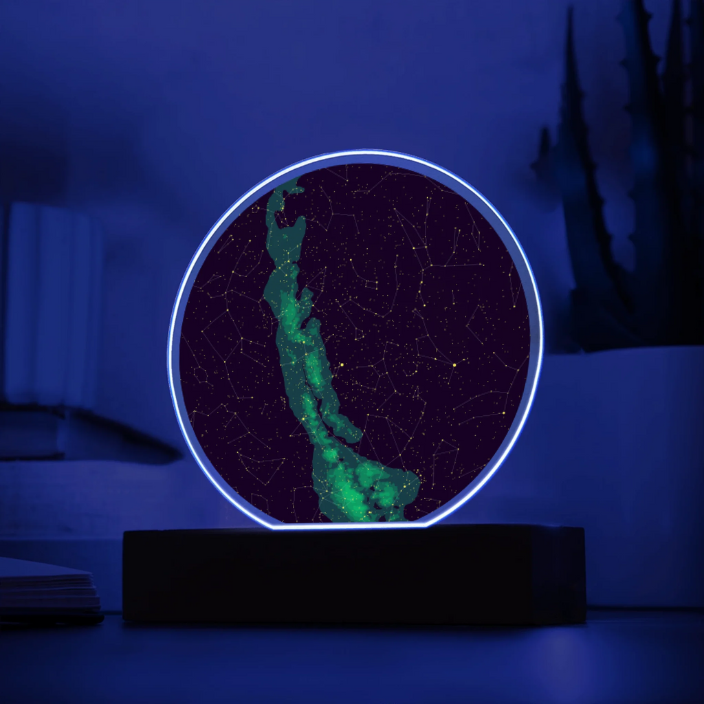 Acrylic Circle LED 4