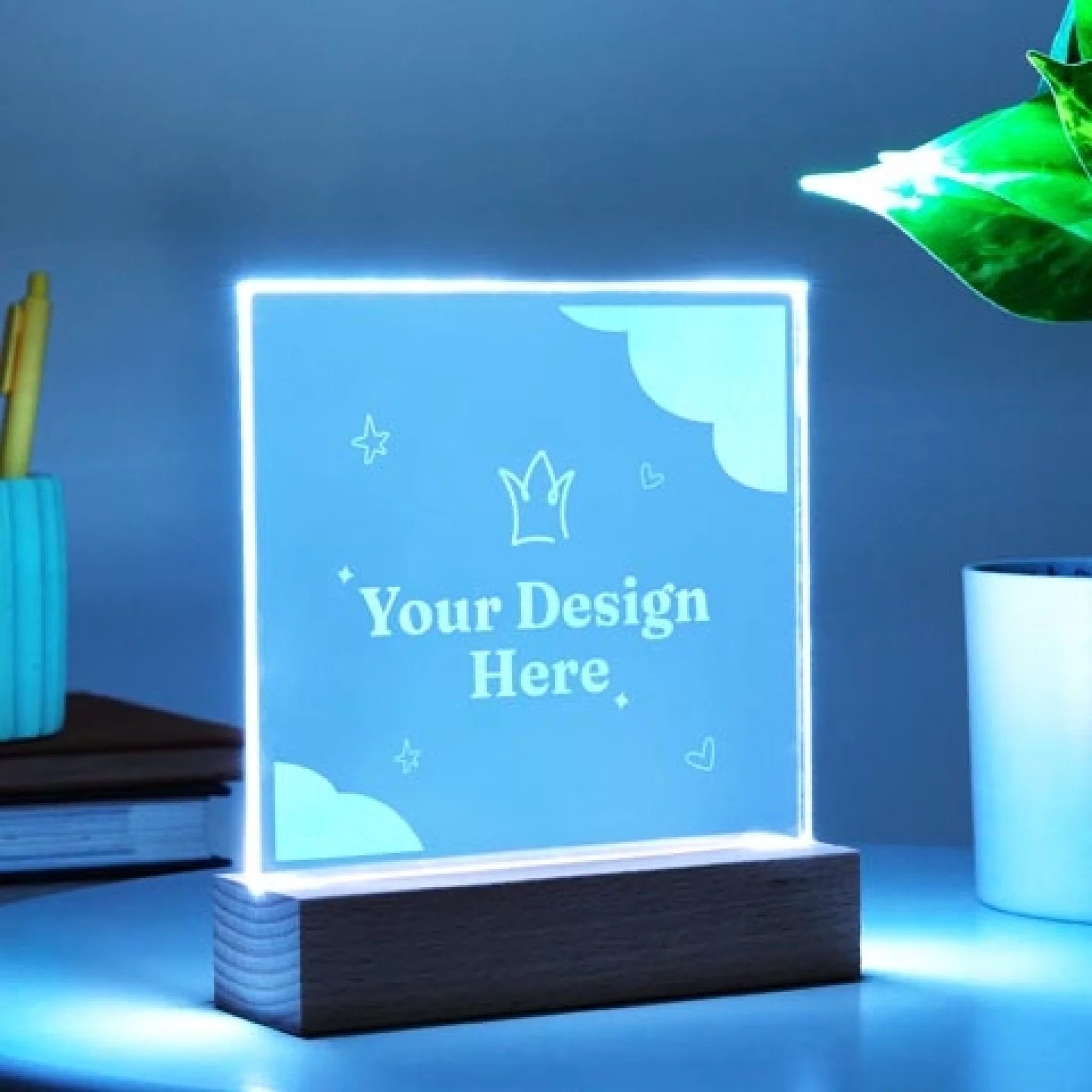 LED Square Plaque Picture Only