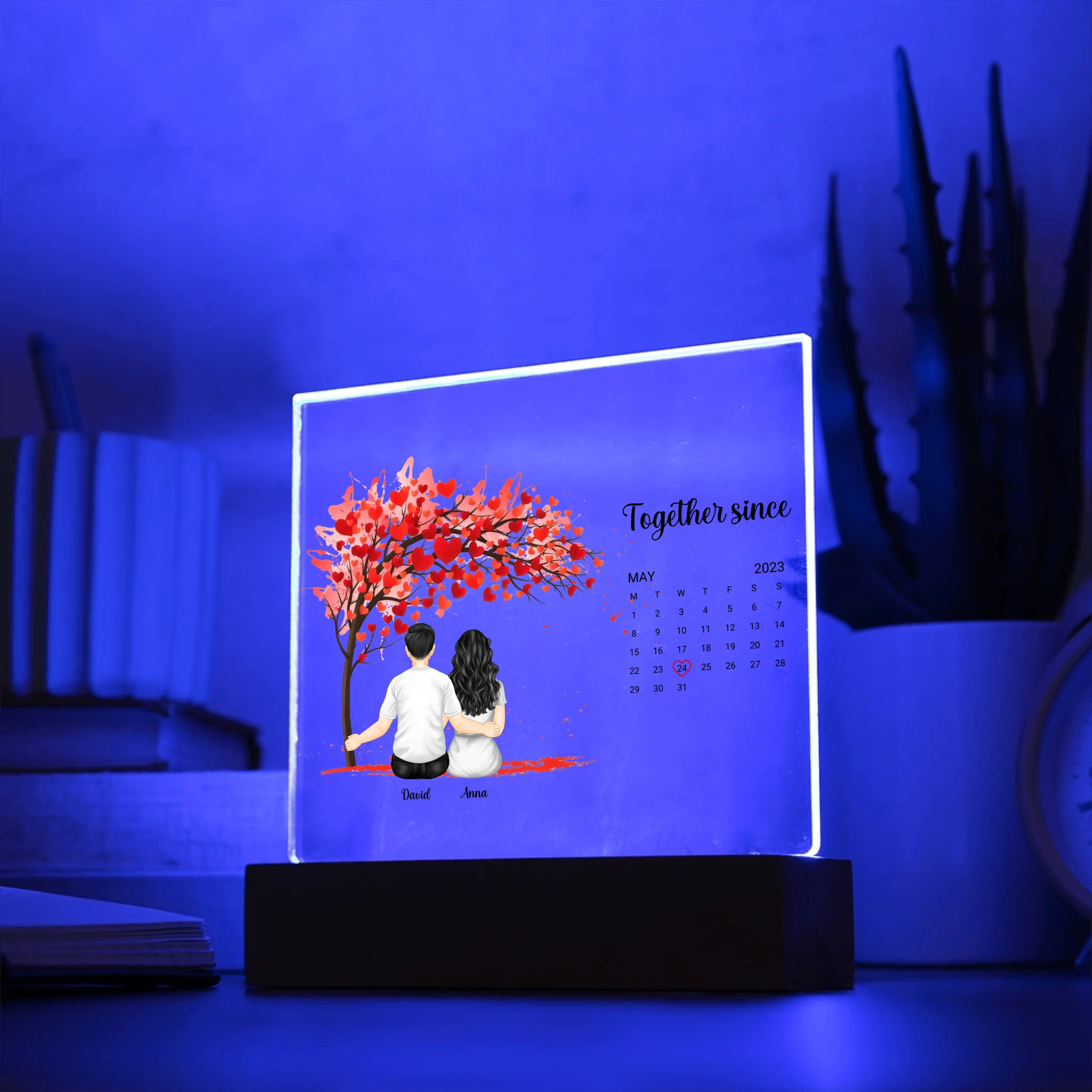 Acrylic Square LED 2