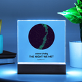 Acrylic Square with LED Base 10