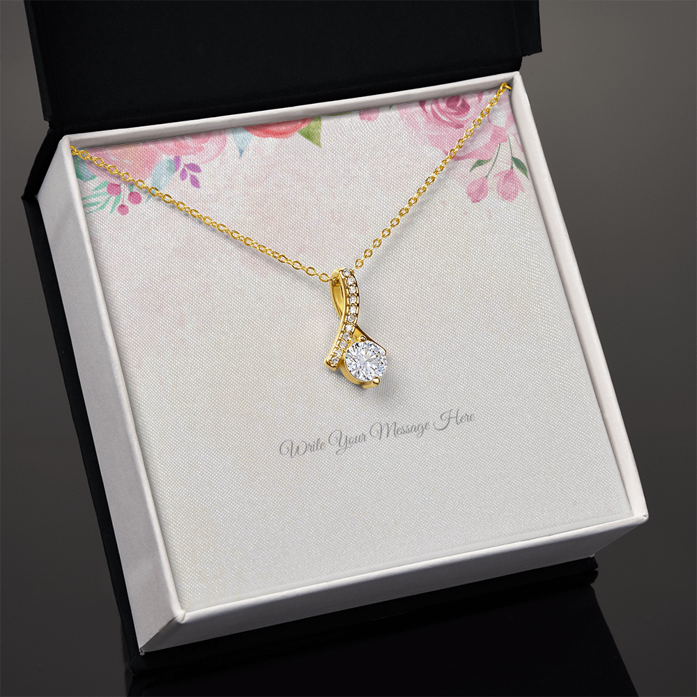 Beauty Necklace with a Fully Customisable Message