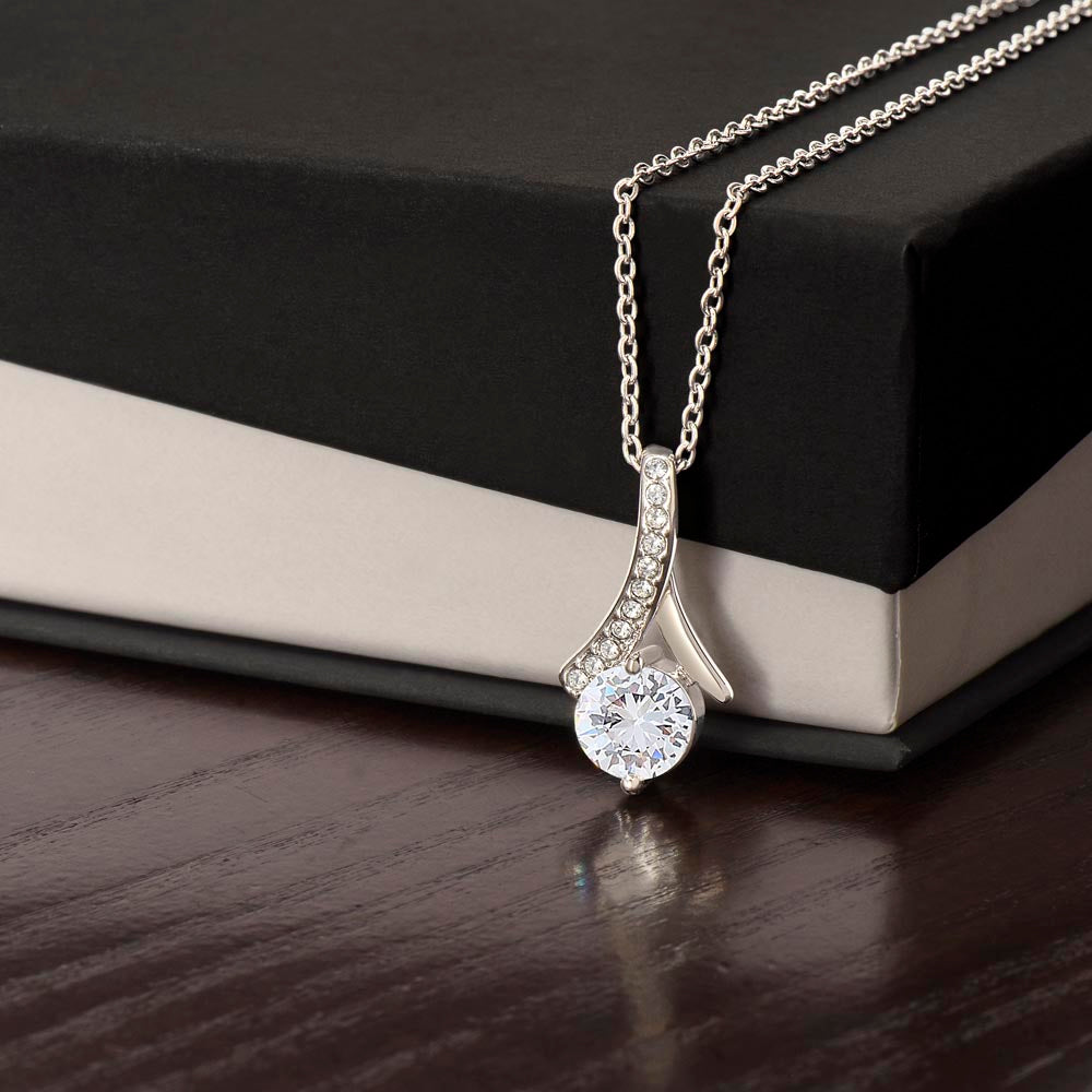 Alluring Beauty Necklace with Customisable Message