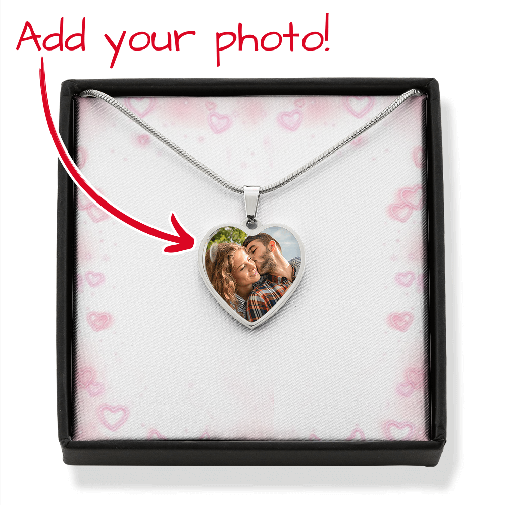 Engravable and Personalised Heart Necklace